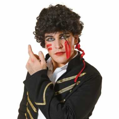 Goedkope  Adam Ant heren pruik
