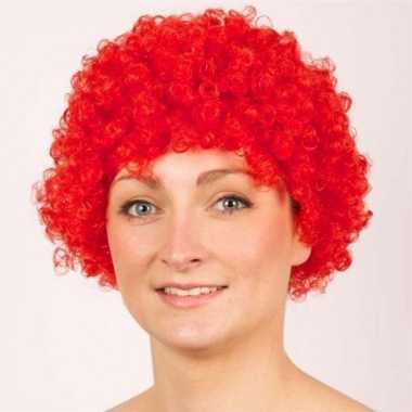 Goedkope  Gekrulde clowns pruik