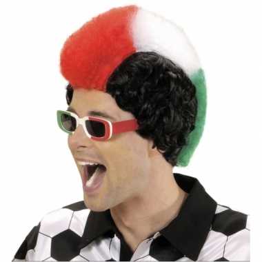 Goedkope  Italie supporters pruik heren