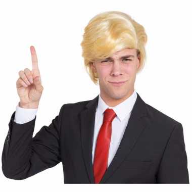 Goedkope president trump pruik blond