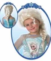 Goedkope kinderpruik elsa uit frozen