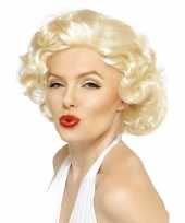 Goedkope marilyn monroe verkleed pruik 10030210